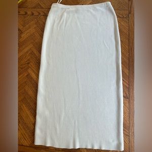 Eileen Fisher silk knit long skirt